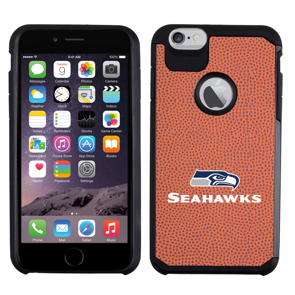 GW NFL Licensed Seattle Seahawks Pebble Grain Case for iPhone 6 Plus/6s Plus