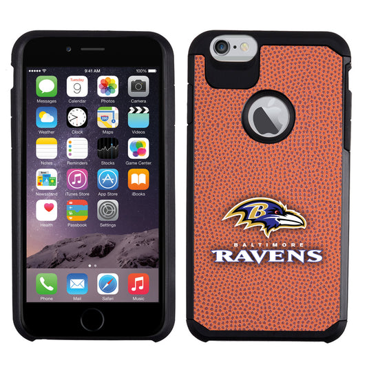 GW NFL Baltimore Ravens Pebble Grain Case for iPhone 6 Plus, 6s Plus (5.5")