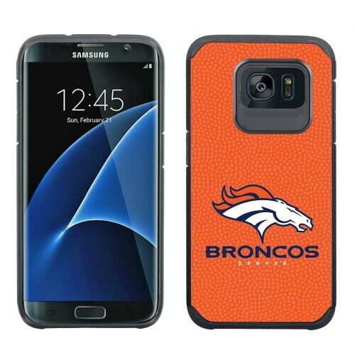 GW NFL Licensed DENVER BRONCOS Textured Hybrid Case For Samsung Galaxy S7 Edge