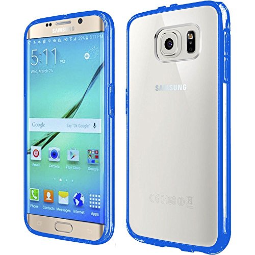 GSA Candy Bumper Case For Samsung Galaxy S7 Edge/G935 - Clear/Blue