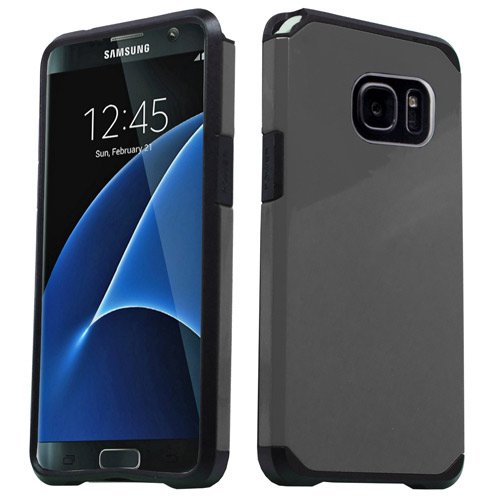 GSA Astronoot Hybrid Case For Samsung Galaxy S7 Edge - Gray/Black
