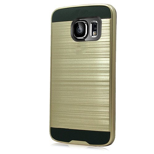 GSA Brushed Hybrid Case For Samsung Galaxy S7 Edge - Gold/Black