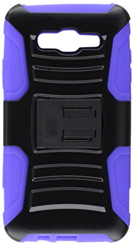 GSA Armor Hybrid Kickstand Case For Samsung Galaxy J7 (2015), J700 - Black/Blue