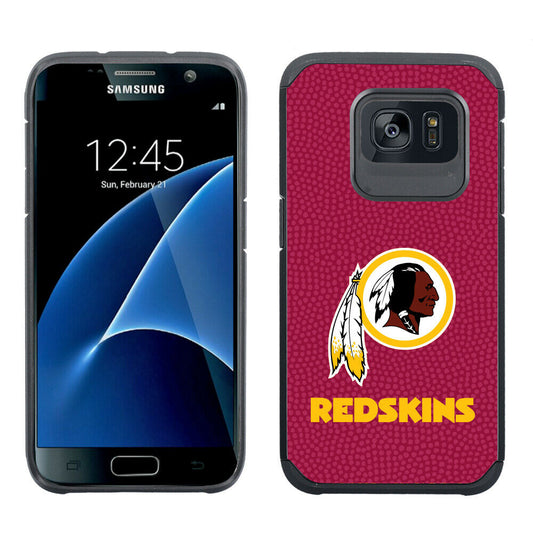 GD NFL Washington Redskins Textured Hybrid Case For Samsung Galaxy S7