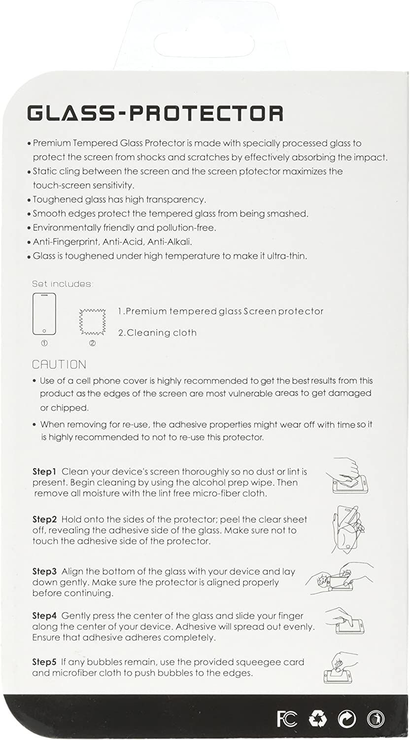 GSA Tempered Glass For Samsung Galaxy S7 Active - Clear - QTY 2