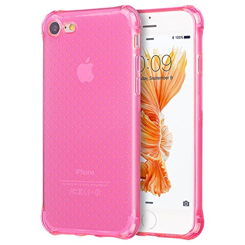 GSA Crystal Atom Candy Case For iPhone SE (2022-20), 8, 7 (4.7") Hot Pink