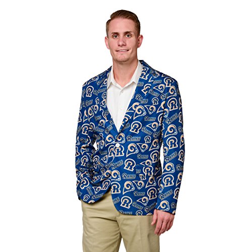 FOCO NFL Los Angeles Rams Men's Repeat Logo Business Suit Jacket - L (46)