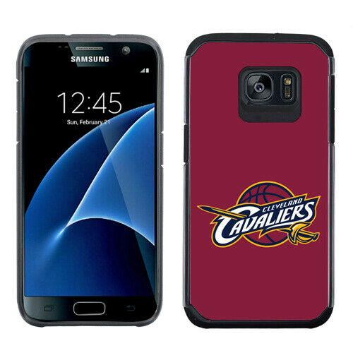 HOOT NBA Cleveland Cavaliers Textured Hybrid Case For Samsung Galaxy S7 Edge
