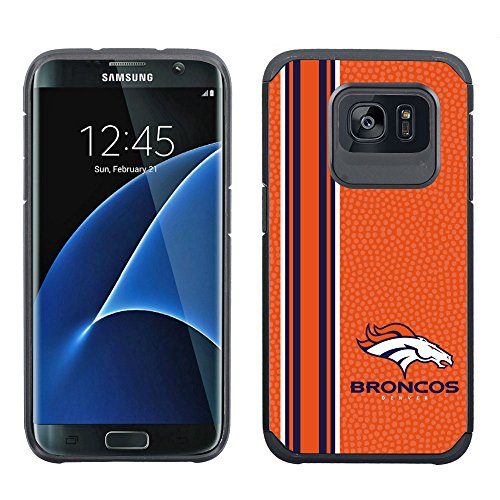 GW NFL Denver Broncos Textured Stripe Case For Samsung Galaxy S7 Edge
