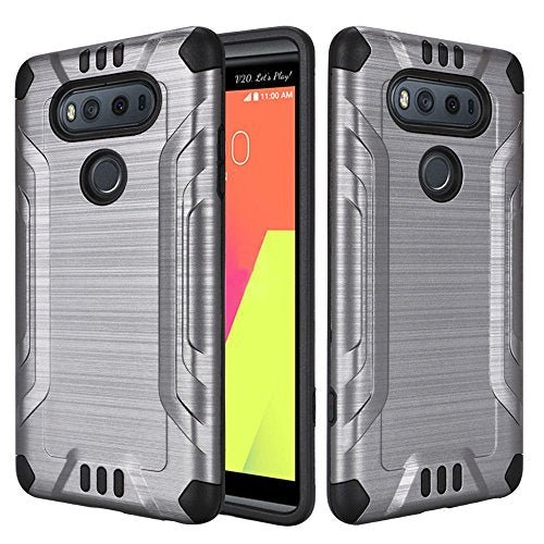 GSA Slim Armor Brushed Hybrid For LG V20 - Gray, Black