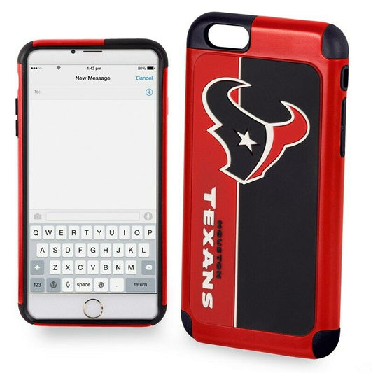 FOCO NFL Houston Texans Dual Hybrid Bold Series Case for iPhone 6 +, 6S + (5.5")