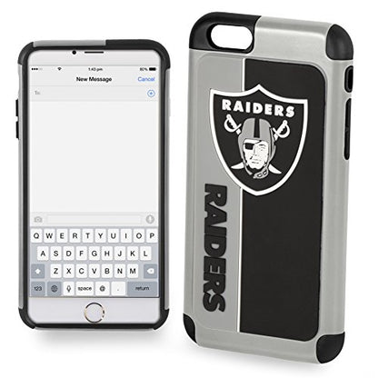 FOCO NFL Las Vegas Raiders Bold Case For iPhone 8+, 7+, 6+, 6S+ (5.5")