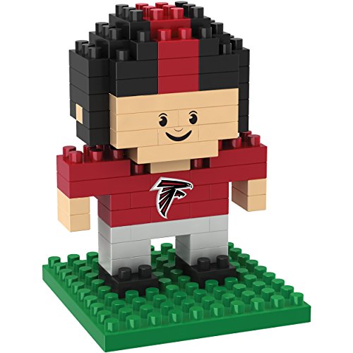 FOCO BRXLZ NFL Atlanta Falcons Mini Football Player 3-D Construction Toy
