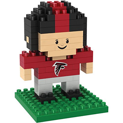 FOCO BRXLZ NFL Atlanta Falcons Mini Football Player 3-D Construction Toy