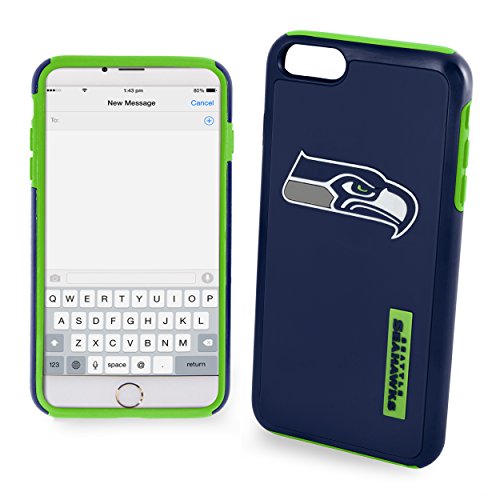 FOCO NFL Seattle Seahawks Case for iPhone SE (2022-20), 8, 7, 6S, 6 (4.7")