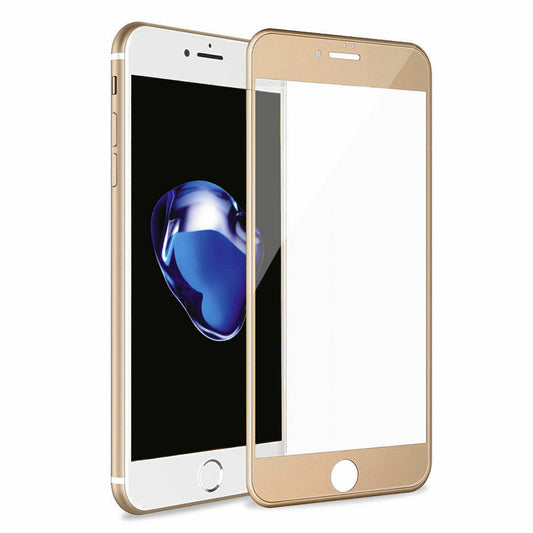 GSA Tempered Glass w/Gold Border For iPhone SE (2022-20),8,7,6,6s