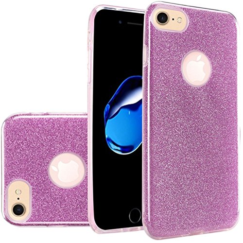 GSA Glitter Candy Case For iPhone SE (2022-20), 8, 7, 6, 6s Purple