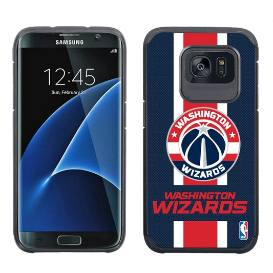HOOT NBA Licensed Washington Wizards Textured Case for Samsung Galaxy S7 Edge