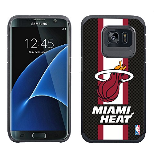 HOOT NBA Licensed Miami Heat Textured Case for Samsung Galaxy S7 Edge
