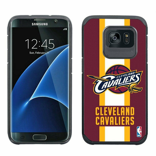 HOOT NBA Licensed Cleveland Cavaliers Textured Case for Samsung Galaxy S7 Edge