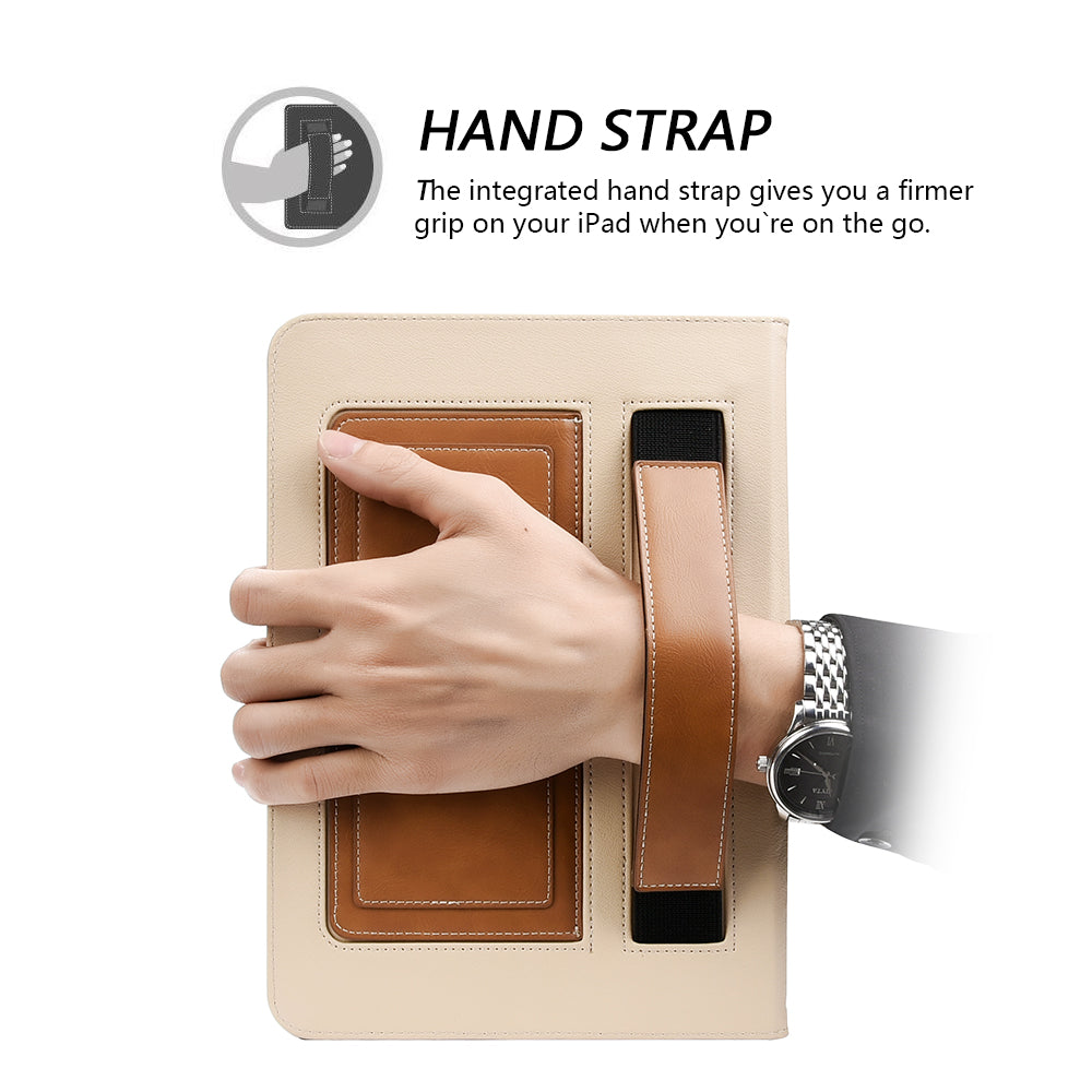 GSA Folio Flip CC Wallet Case For Apple iPad Pro 9.7" , Brown A1673, A1674 A1675