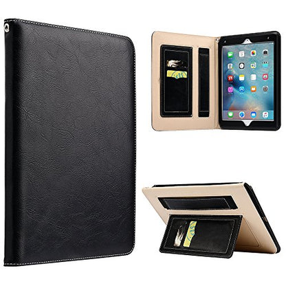 GSA Folio Wallet Case For Apple iPad Pro 9.7", A1673,  A1674 & A1675 Black