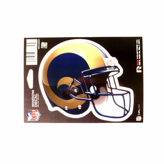 Rico NFL Officially Licensed LA Rams Die-Cut 6" Helmet Window Decal