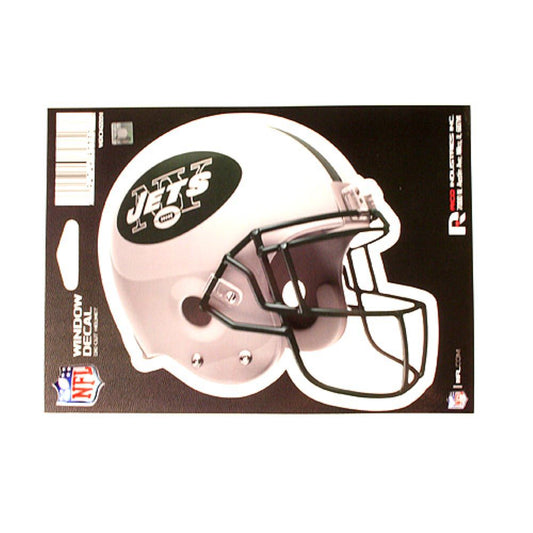 Rico NFL Officially Licensed New York Jets Die-Cut 6" Helmet Window Decal