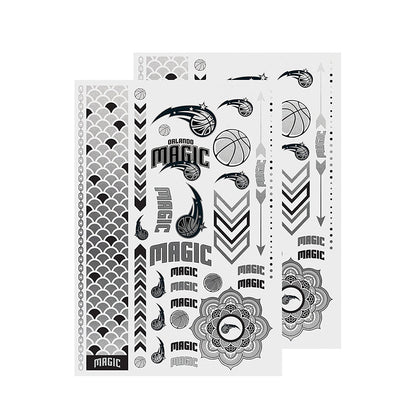 Little Earth NBA Orlando Magic Temporary Foil Tattoos 2 Sheets