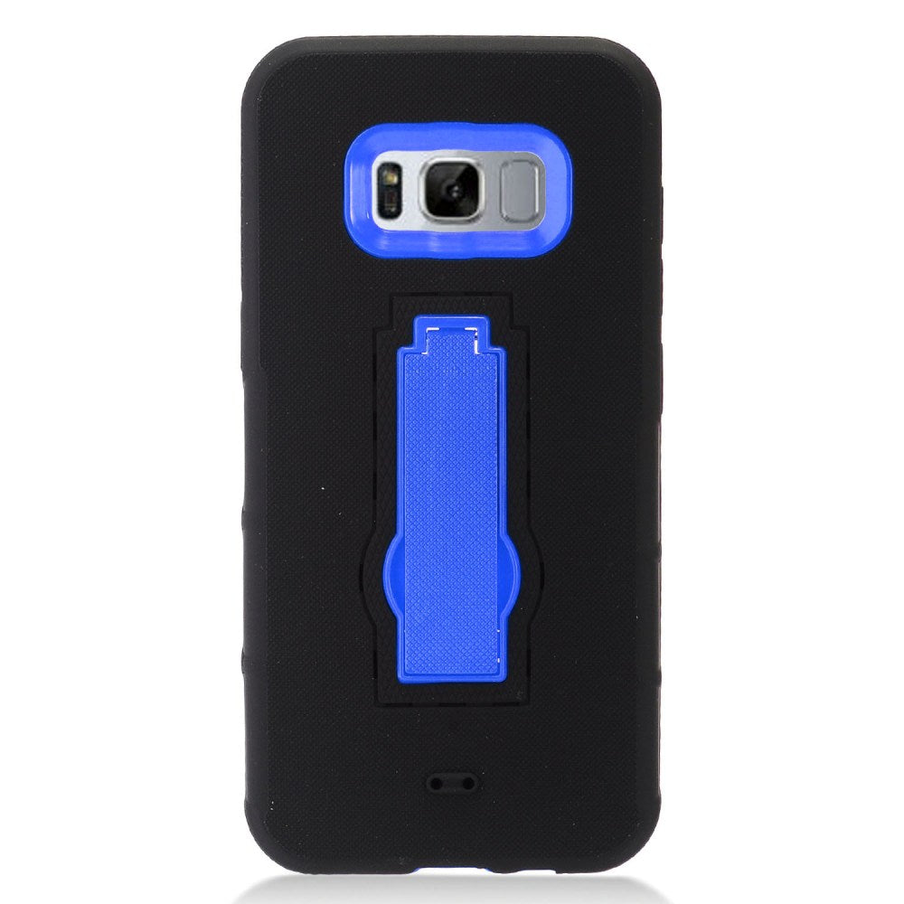 GSA Armor Hybrid Kickstand For Samsung Galaxy S8 Plus - Black/Blue