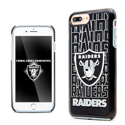 FOCO NFL Las Vegas Raiders Hybrid Repeat for iPhone 8 +, 7 + & 6S + (5.5")