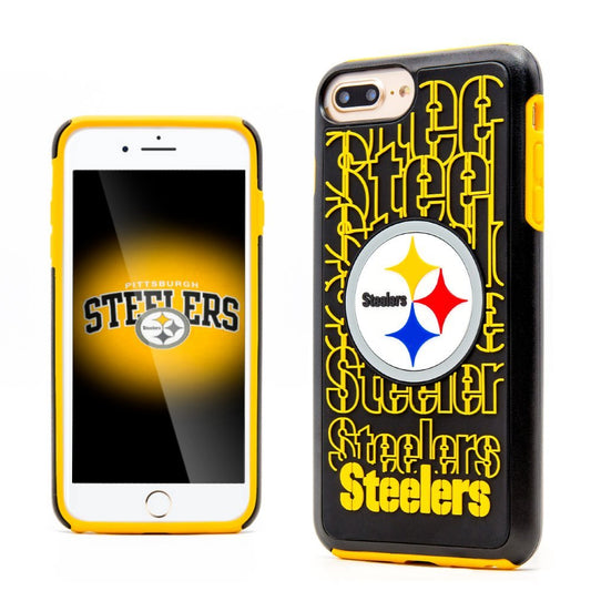 FOCO NFL Pittsburgh Steelers Repeat Case for iPhone 8+, 7+, 6+ & 6S+ (5.5")
