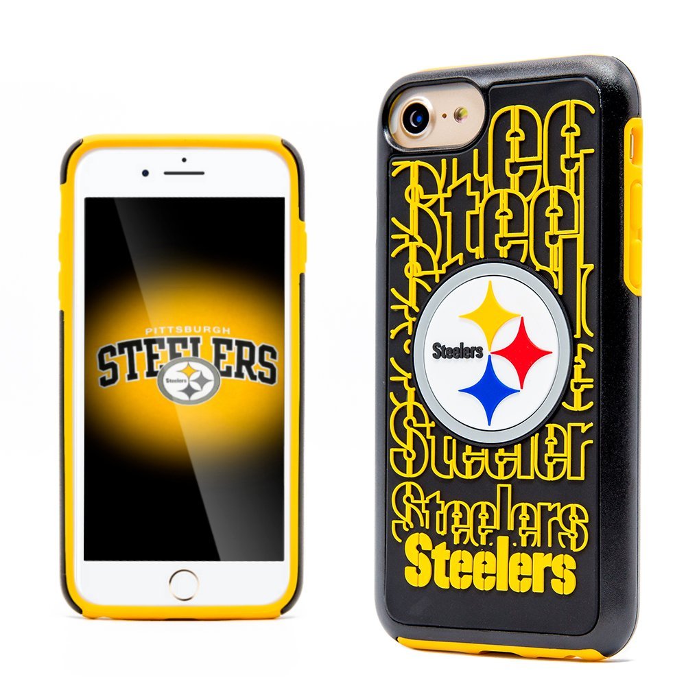 FOCO NFL Pittsburgh Steelers Repeat for iPhone SE (2020), (22), 8, 7,6, 6S (4.7")