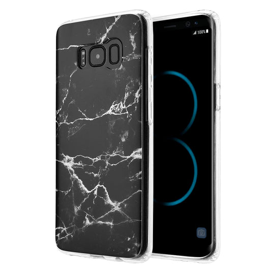 GSA Marble Candy Skin Case For Samsung Galaxy S8 Plus - Black