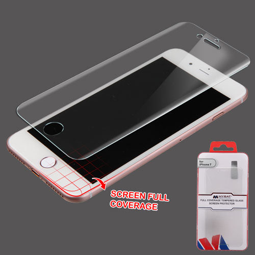 MyBat Full Coverage Tempered Glass For iPhone SE (2022-20), 8, 7,