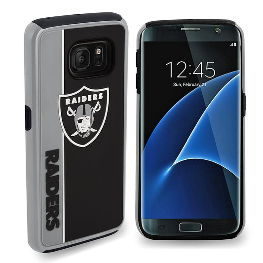 FOCO NFL Las Vegas Raiders Hybrid Bold Case for Samsung Galaxy S8