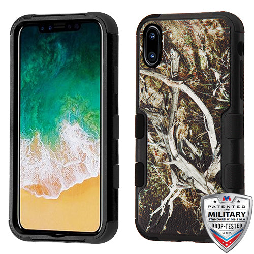 Mybat TUFF Hybrid Tree Camo Case For iPhone X &XS (5.8") Camo/Black