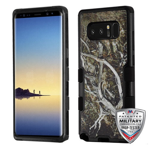 MyBat TUFF Hybrid Cover For Samsung Galaxy Note 8 Yellow/Black Vine Black