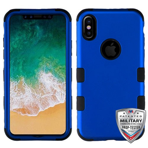MyBat TUFF Hybrid Case For iPhone X, XS (5.8") Blue/Black