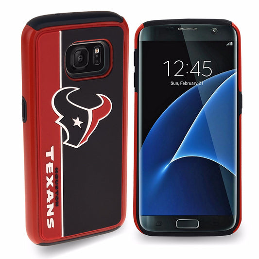 FOCO NFL Houston Texans Bold Hybrid Bold Case for Samsung Galaxy S8 Plus