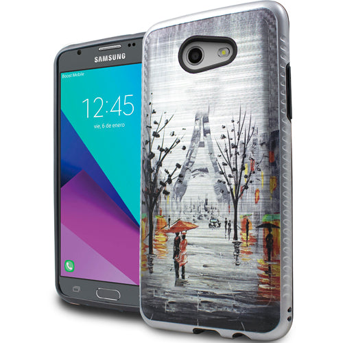 GSA Fused Rainy Paris Day Hybrid Case For Samsung Galaxy J3 (2017), J327