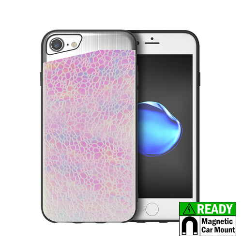 GSA Slim Blade Carbon Hybrid Case For iPhone 8 Plus/7 Plus - NEON PEARL