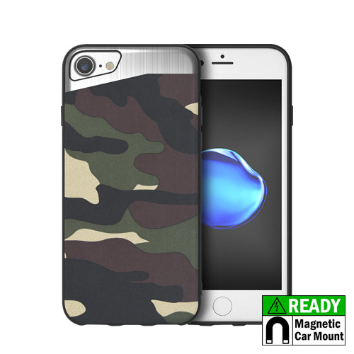 GSA Blade Carbon Hybrid Case For iPhone 8 plus/7 Plus/6 Plus - GREEN CAMO