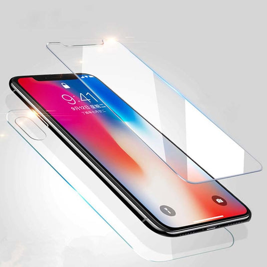 GSA Tempered Glass For iPhone 11 Pro, X, XS (5.8") Front and Back - Clear