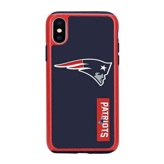 FOCO NFL New England Patriots Dual Hybrid Case for iPhone X & XS (5.8")