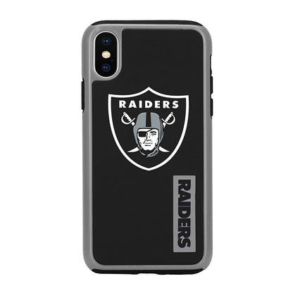 FOCO NFL Las Vegas Raiders Dual Hybrid Case for iPhone X & XS (5.8")