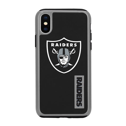 FOCO NFL Las Vegas Raiders Dual Hybrid Case for iPhone X & XS (5.8")