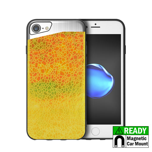GSA Blade Carbon Hybrid Case For iPhone 8 plus/7 Plus/6 Plus - Neon Gold