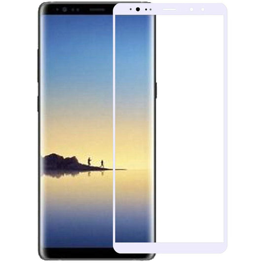 GSA Tempered Glass for Samsung Note 8 Full coverage White Boarder