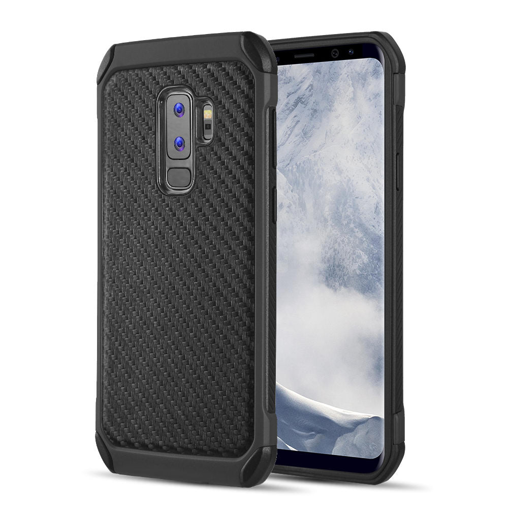 GSA Tough Hybrid Carbon Case for Samsung S9 Plus - Black